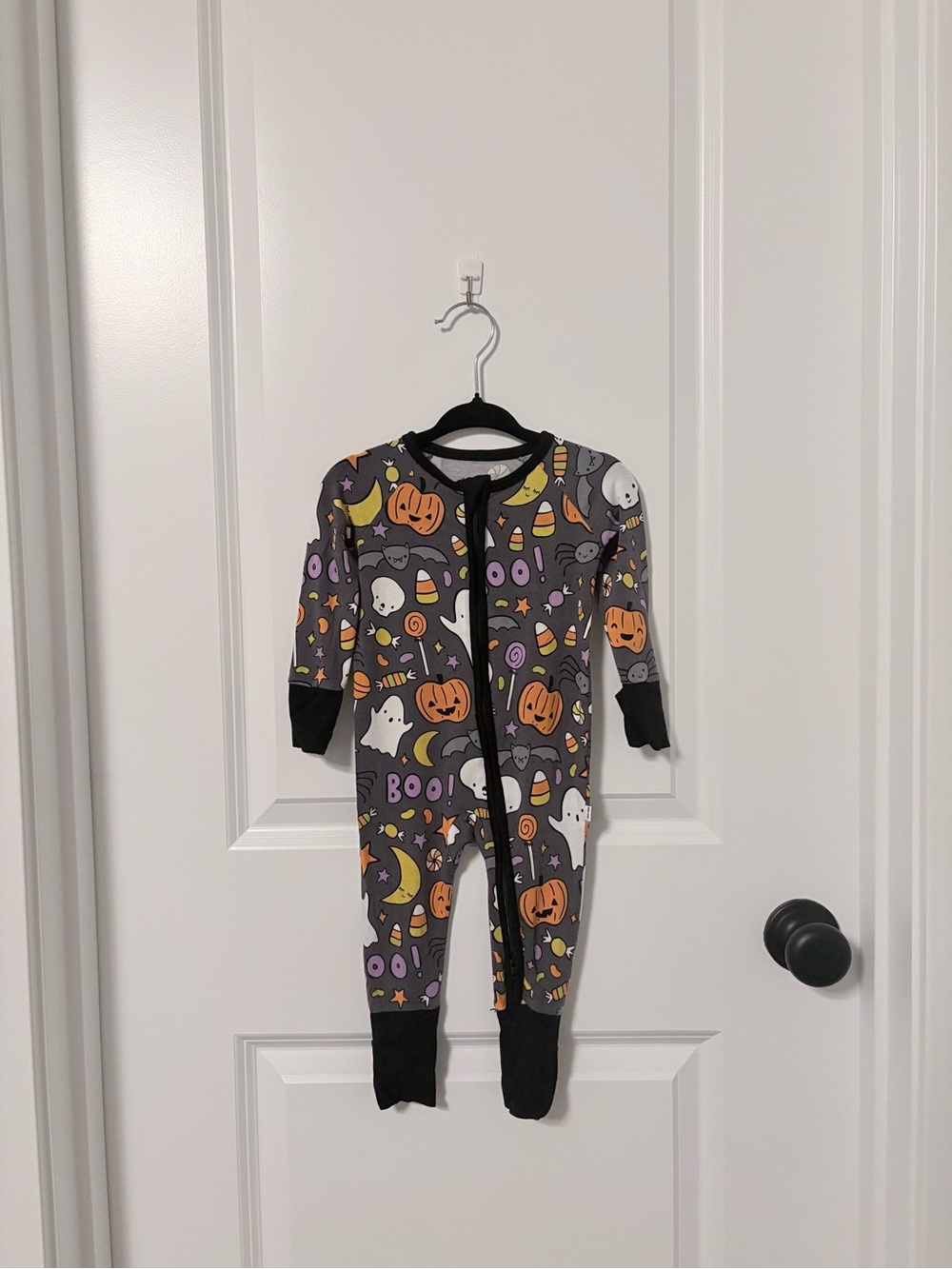 Little Sleepies Halloween Boo Bamboo Zippy